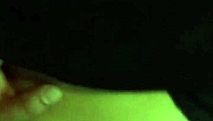 Chava's Intense Amateur Fuck in Front of Mirror in Black Dress