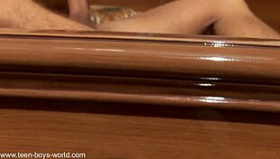 Raw gay Russian receives gay sex face fuck in hot gay scene