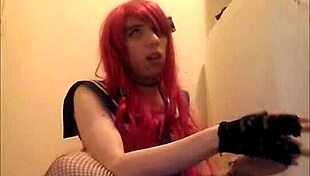 Solo Trap Jerks Off And Swallow Cum