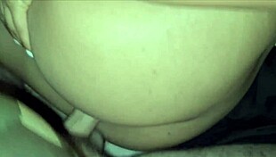 brunette culona with shaved pussy tight, doggystyle at night close up