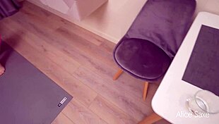 alice saxe showed up for yoga but got bent over in doggystyle.