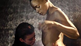 Artsy Body Painting Session With Alexis Fawx And Ana Foxxx