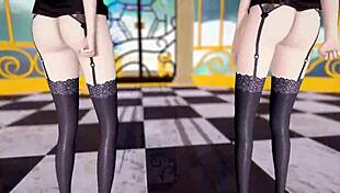 hololive uruha rushia tocoyami towa jaipur dance in 3d hentai anime