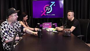 slut gives blowjob after hearing about condom for viewer - freddy dogging king in sheer red lingerie