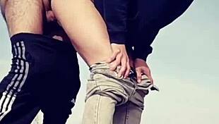 Blowjob and doggy style on the road stirs deep emotions.