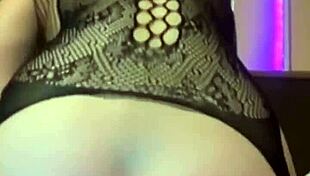 A sexy cam girl says, I'm riding this dildo hard on webcam.