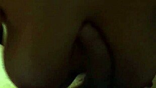 Beautiful girlfriend rides dick and rubs tits to make me cum fast