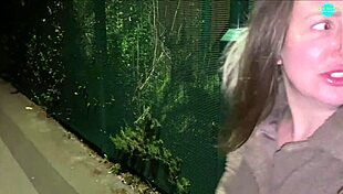 Mature pornstar forgets pussy objects in public