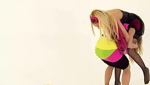 Oral Loving Lesbians Wrestling Before 69ing