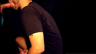 The hunk explores the gloryhole. He enjoys the anonymous connection.