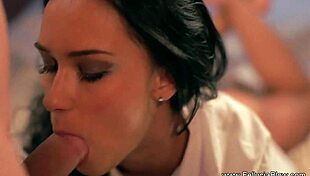 Amateur Girl Gives Blowjob Leading To Facial Cumshot