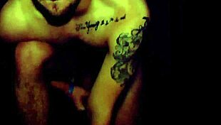 The hunk explores the gloryhole. He enjoys the anonymous connection.