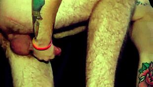 The hunk explores the gloryhole. He enjoys the anonymous connection.