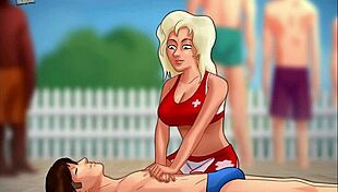 summertime saga episode 170 unfolds in anime style.