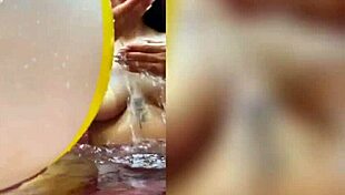 Bia Hot Morena Safada Calling To Enjoy Naked Pool Heat