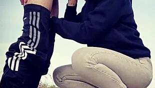 Blowjob and doggy style on the road stirs deep emotions.