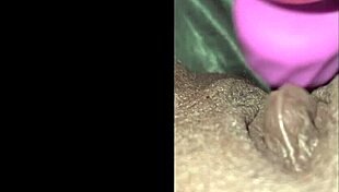 Yo, Milaj’s trying out this new wand vibrator up close! 🔥