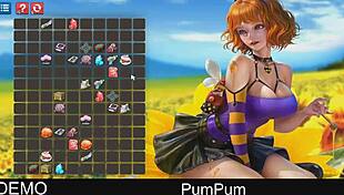 pumpum hentai game with fantasy anime sucking and teasing