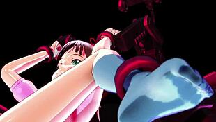 Haruka feels intense pleasure in this 3D anime hentai