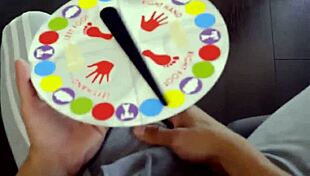 danni's game night turns into sucking and fucking her handsome brother