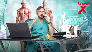 nutritionist sees patient in underwear and fucks her ass deepthroat style 😈💥