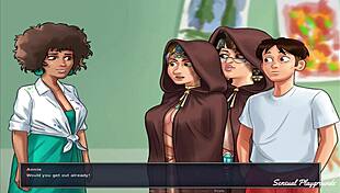 Summertime saga art class painting