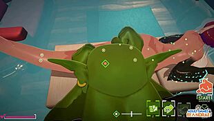 Emma's first orc massage in hentai parlor