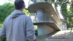 perky latina goes balls deep for quick cash. how far will she go on camera?