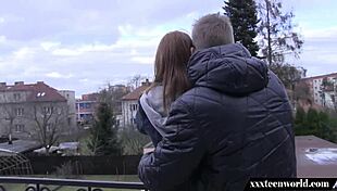 i fuck a redhead teen with big tits and blowjob in missionary