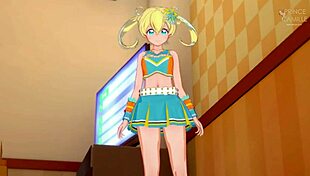 Emo Moegi in Dressing Room Hentai Scene