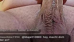 Young Guy Jerks Cock on Webcam with Toy