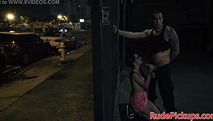 Real stranded teen hardfucked in public bondage outdoors 😈