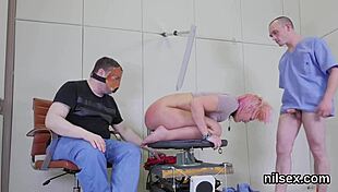 spicy kitten endures painful anal treatment in bdsm asylum