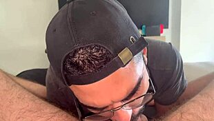 Big White Cock Cums In Mouth During Gay Encounter