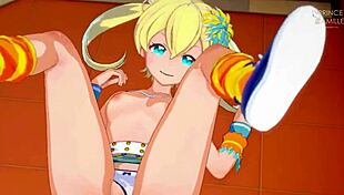 Emo Moegi in Dressing Room Hentai Scene