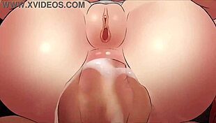 feeling intense pleasure in anal hentai at 60 fps