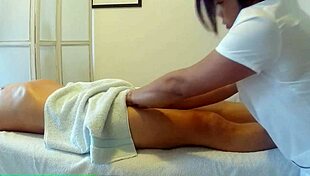 Real Asian Massage in Uniform with Happy Ending