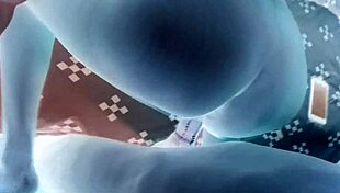 White and black contrasting in intriguing scene