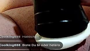 Young Guy Jerks Cock on Webcam with Toy