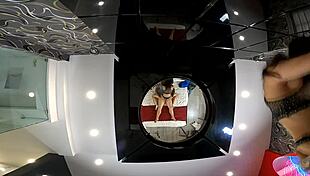 Vaginal burps are poetry during riding and doggystyle. The couple does cowgirl with bent over tits. 😏