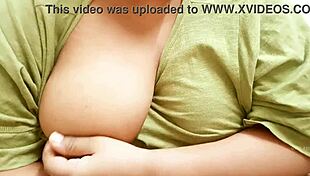 My Friend's Wife Flashes Her Sexy Boobs for Me.