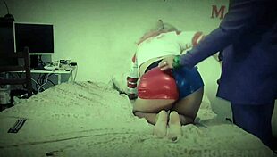 harley quinn at the halloween party, ready for a creampie blowjob?