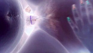 White and black contrasting in intriguing scene