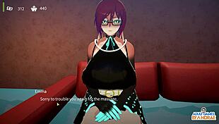 Emma's first orc massage in hentai parlor