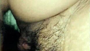 naughty teen cums inside wet pussy, clothes ripped in quickie fuck