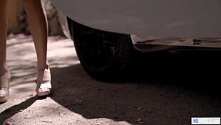 Rich girls engage in catfight before muff diving and licking bubble butts