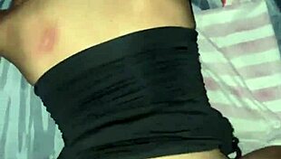 después de viaje largo, sexo en campamento con semen al aire libre