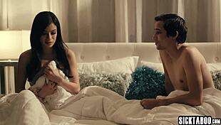 Nasty guy pounds petite 18+ big tits babe's sweet pussy