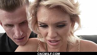 Stepmom's freeuse contrasts with stepson's job help