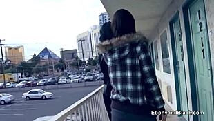 nervous black amateur tries porn casting in the hood